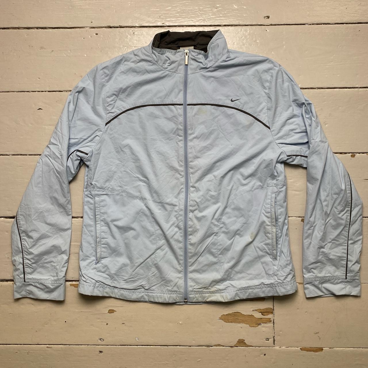 Nike Vintage Baby Blue Shell Tracksuit Jacket Womens