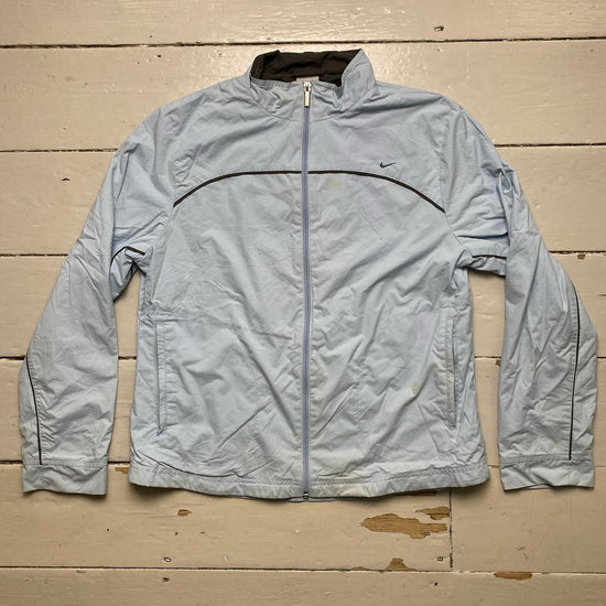 Nike Vintage Baby Blue Shell Tracksuit Jacket Womens