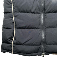 Nike Vintage y2k Womens Reversible Gilet Cream and Black (M)