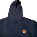 England Football Vintage Graffiti Navy and White Hoodie (M)