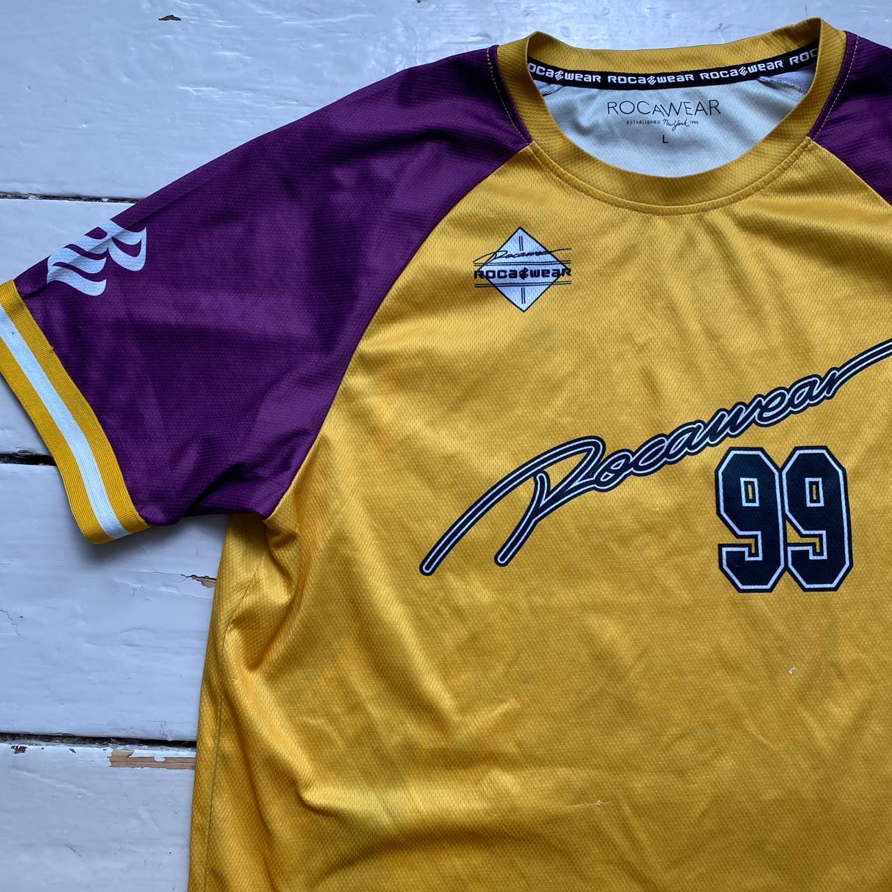 Rocawear Vintage Football Jersey Lakers Yellow and Purple