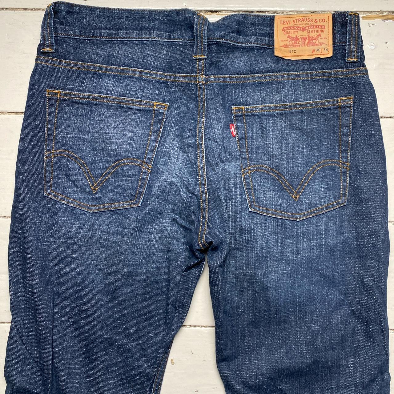 Levis 512 Baggy Navy Jeans