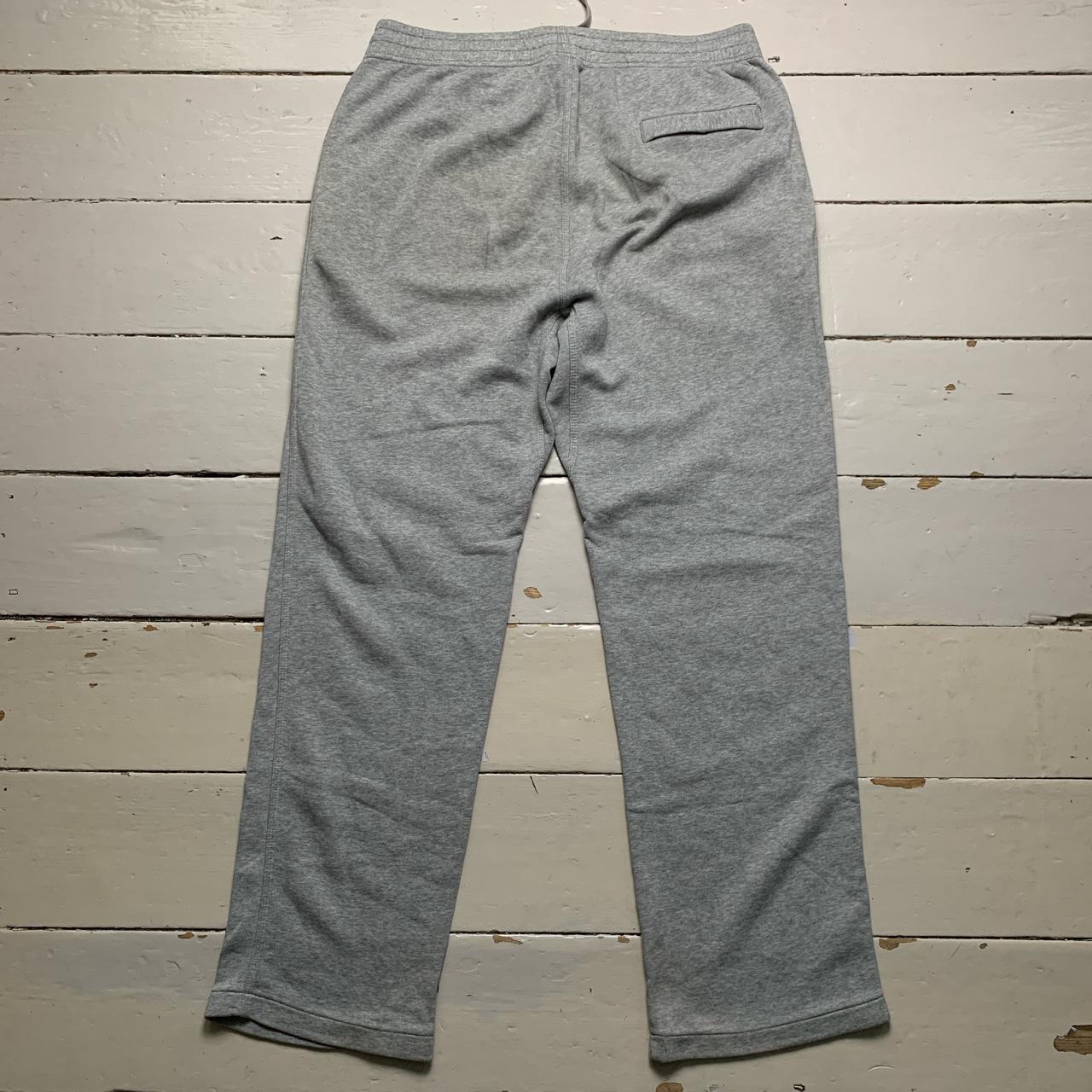 Nike Club Grey and Black Spellout Joggers