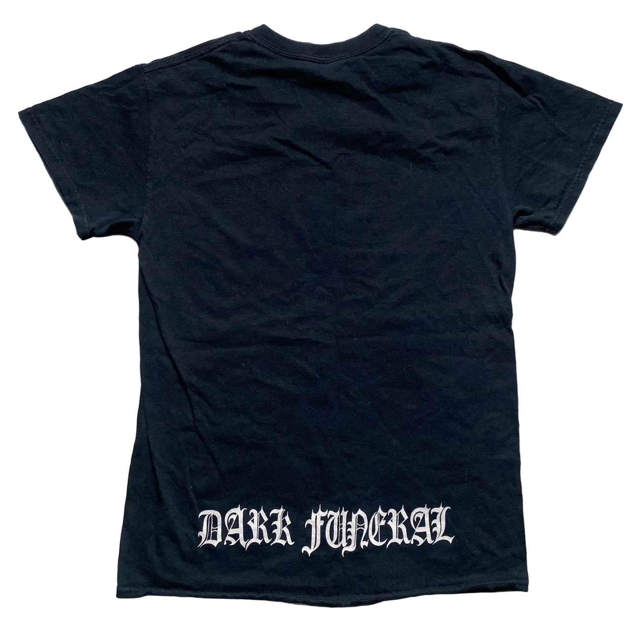 Dark Funeral Heavy Metal Goth Grunge T Shirt Black and White (S)