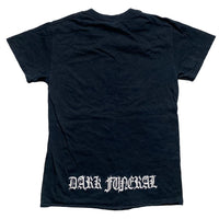 Dark Funeral Heavy Metal Goth Grunge T Shirt Black and White (S)
