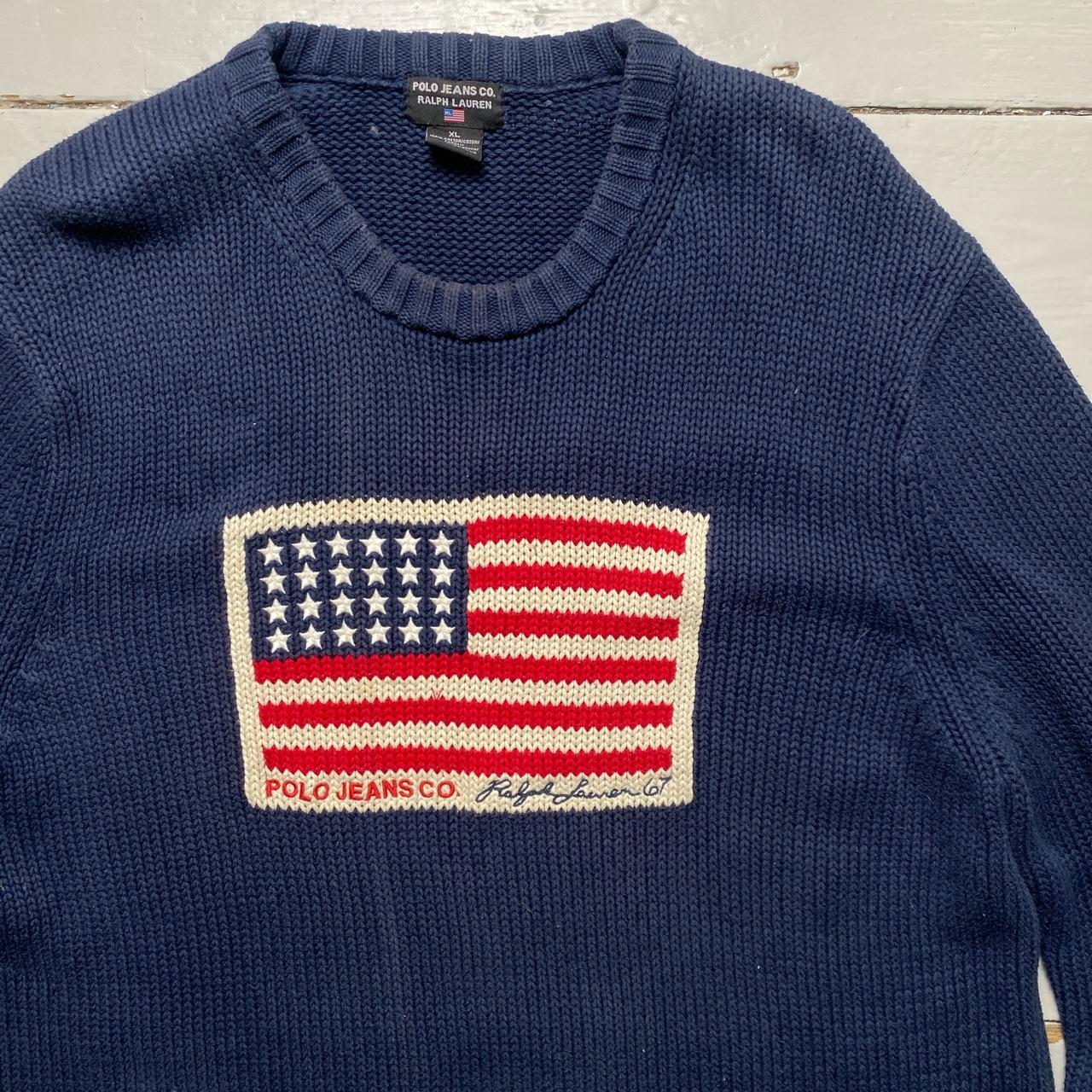 Polo Ralph Lauren Vintage Heavy Knit USA Jumper