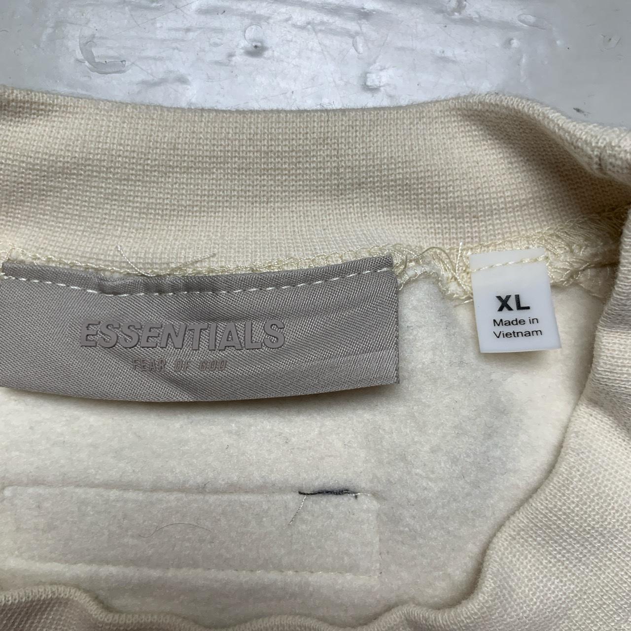 Fear Of God Essentials Cream Oversized Jumper