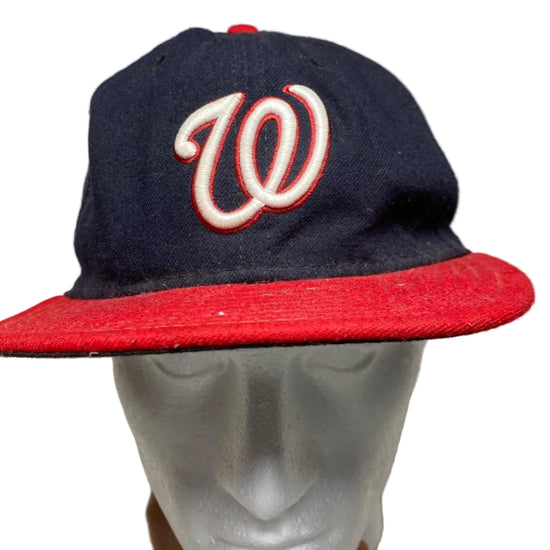 Washing Nationals New Era Fitted Cap Navy and Red