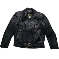 The Leather Ranch Motorbiker Leather Jacket (XL)
