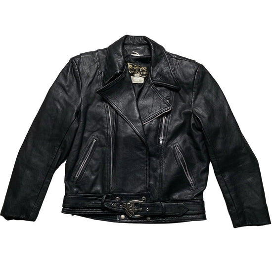 The Leather Ranch Motorbiker Leather Jacket (XL)