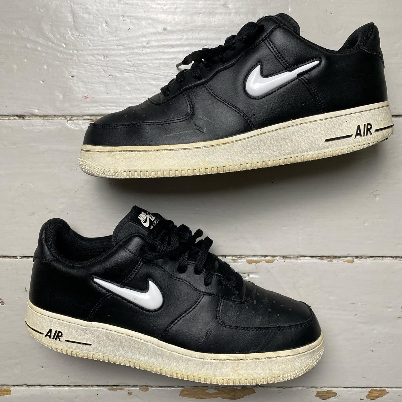 Nike Air Force 1 Black and White Jewel