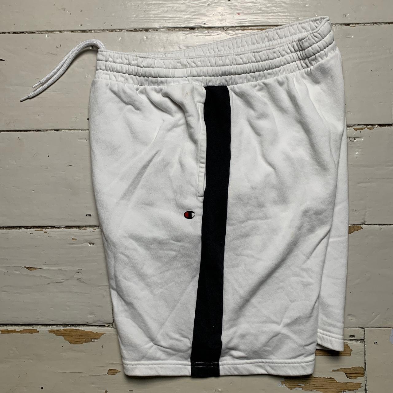 Champion White and Black Shorts