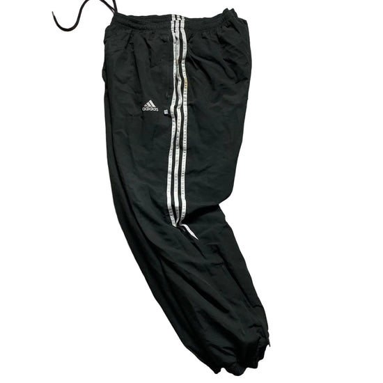 Adidas Black and White Shell Trackpant Bottoms (32W)