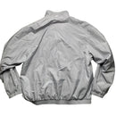 Adidas Vintage Silver Grey and White Shell Tracksuit Jacket (L)
