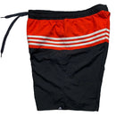 Adidas Grey Orange and White Shell Track Pant Shorts (L)