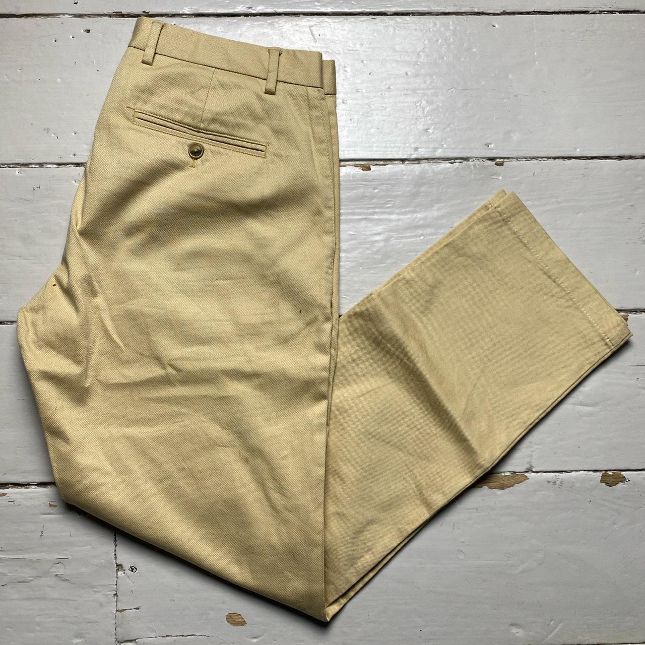 Gant Mustard Yellow Smart Trousers