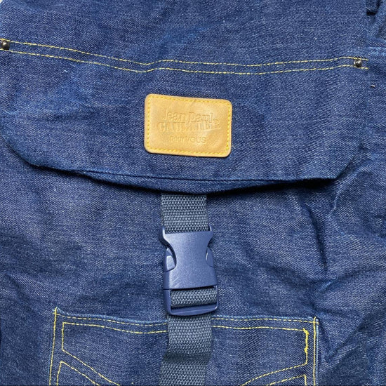 Jean Paul Gaultier Denim Backpack Rucksack Bag