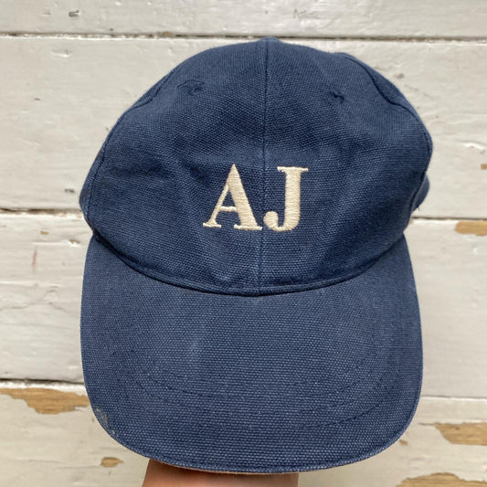 Armani Jeans AJ Vintage Navy and Cream Cap