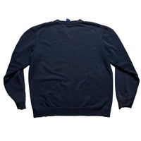 Nike Swoosh Navy and White Jumper (L)