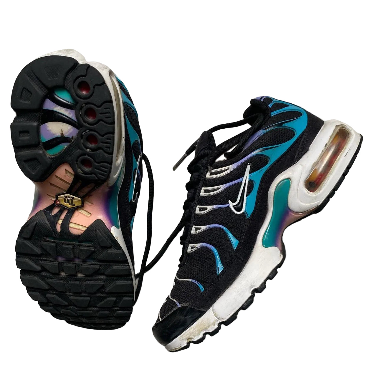 Nike TN Air Max Plus Have A Nike Day Black Blue and Purple Ombre (UK 4)