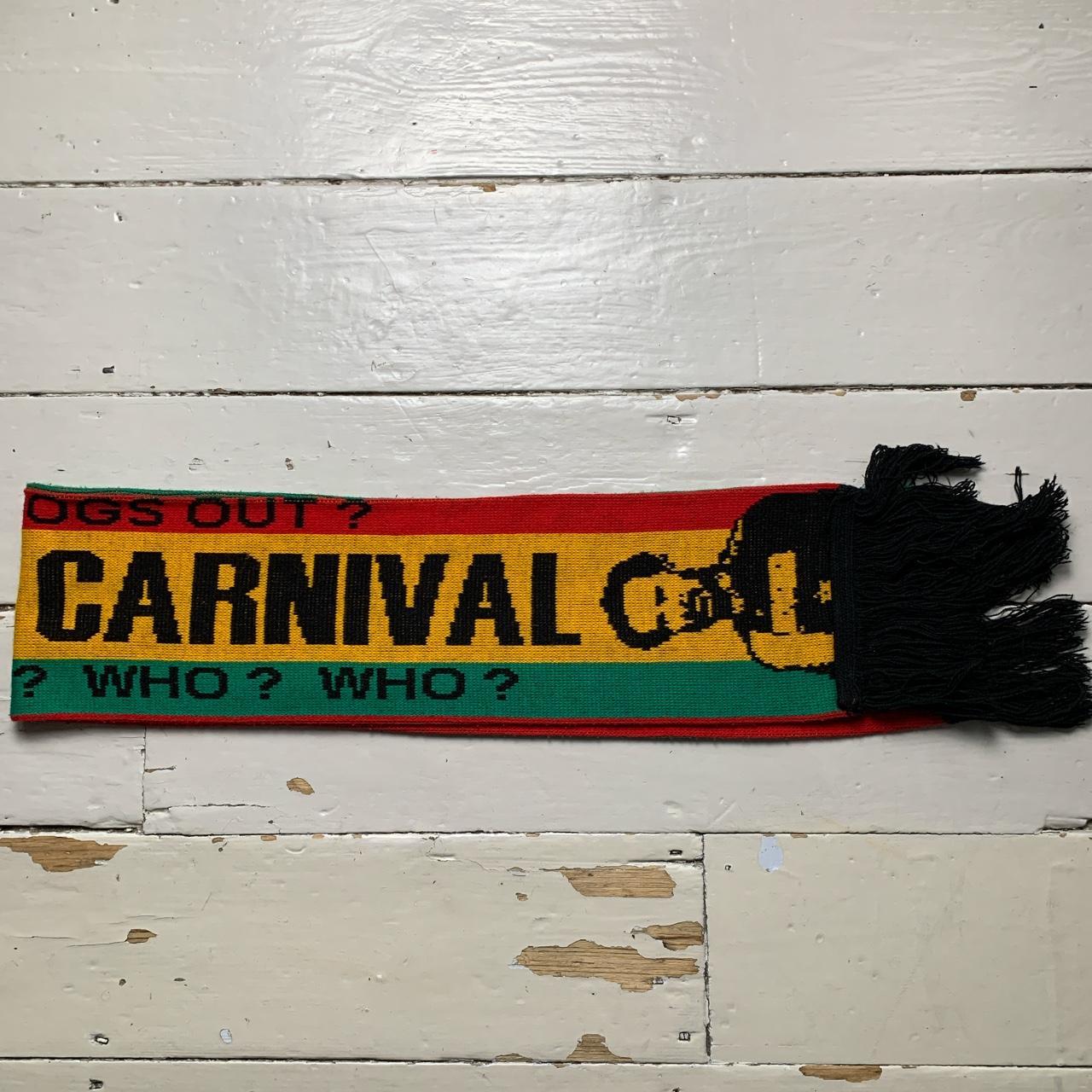 Notting Hill Carnival Bob Marley Salassie Rasta Who Let The Dogs Out Scarf