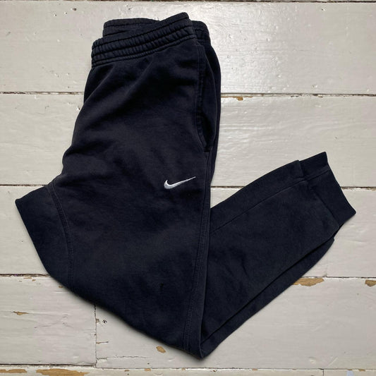 Nike Swoosh Black and White Joggers