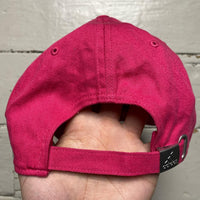 Adidas Pink and White Stripe Cap