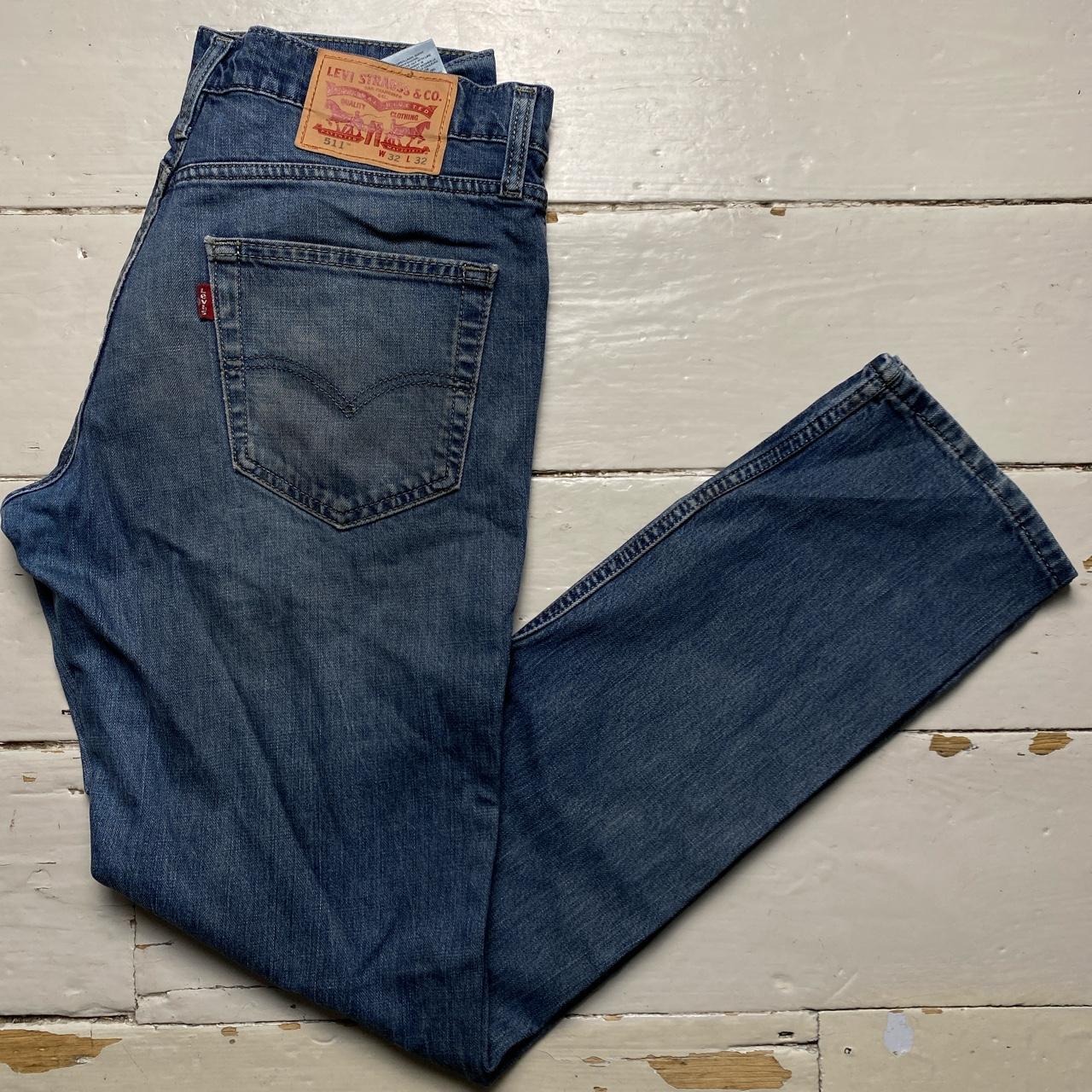 Levis 511 Blue Stonewashed Jeans