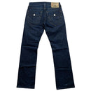 True Religion Ricky Dark Navy Jeans Yellow Stitch (30W)