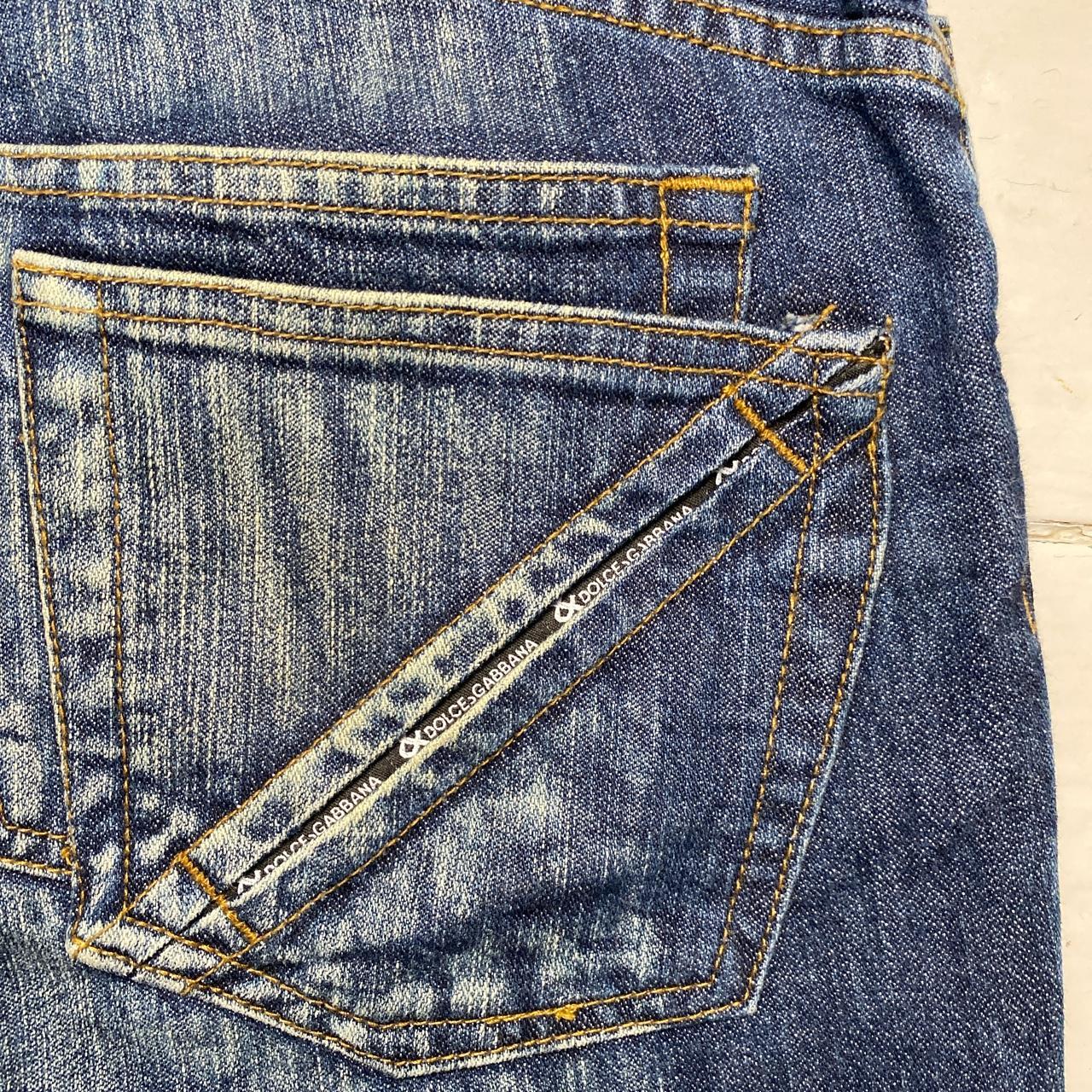 Dolce & Gabbana Navy Stonewash Jeans