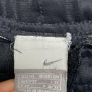 Nike Swoosh Vintage Trackpant Baggy Black and White Tracksuit Bottoms (XL)