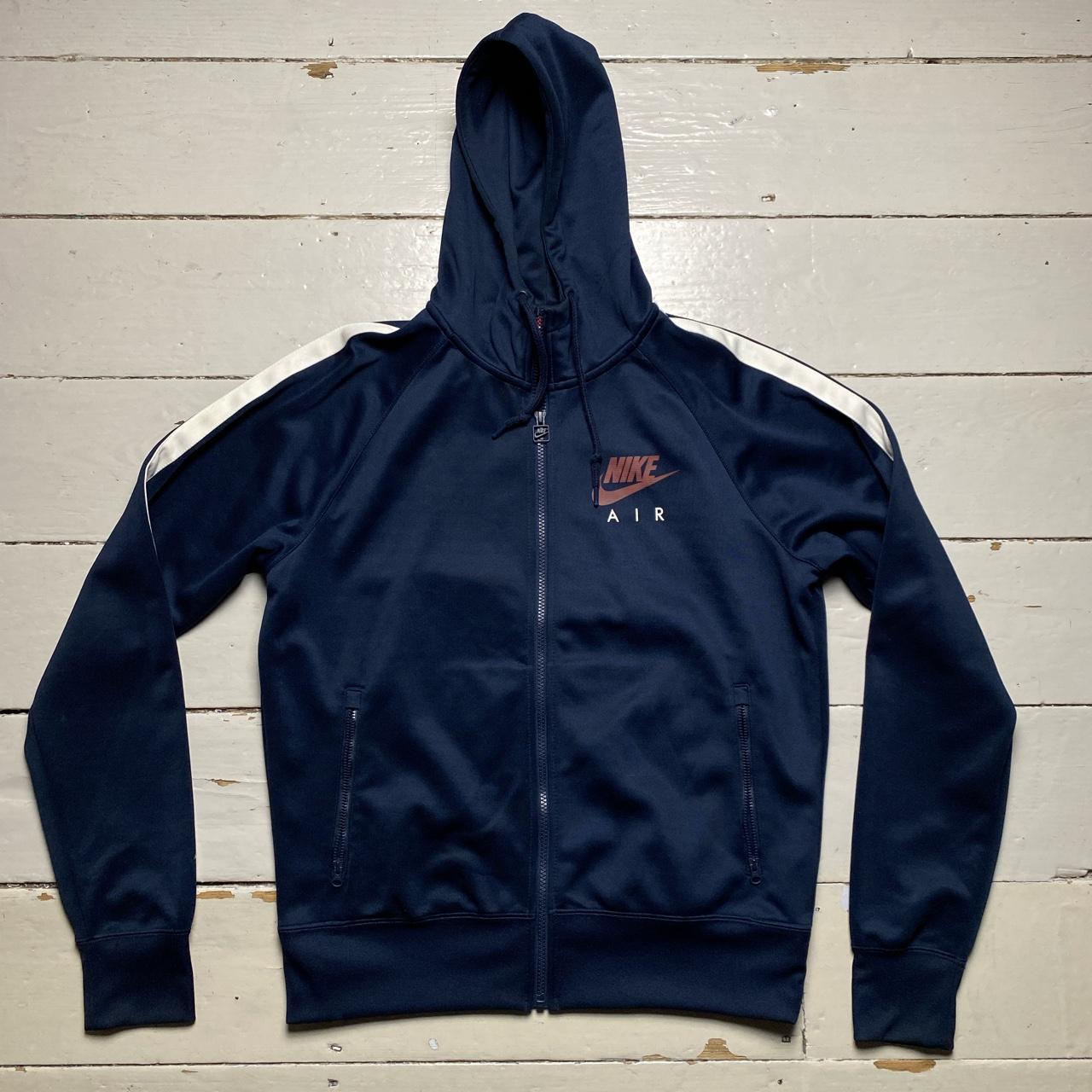 Nike Air Navy Red and White Hoodie