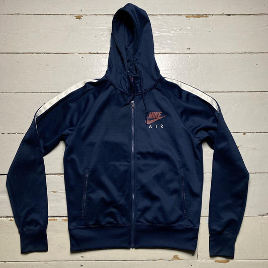 Nike Air Navy Red and White Hoodie