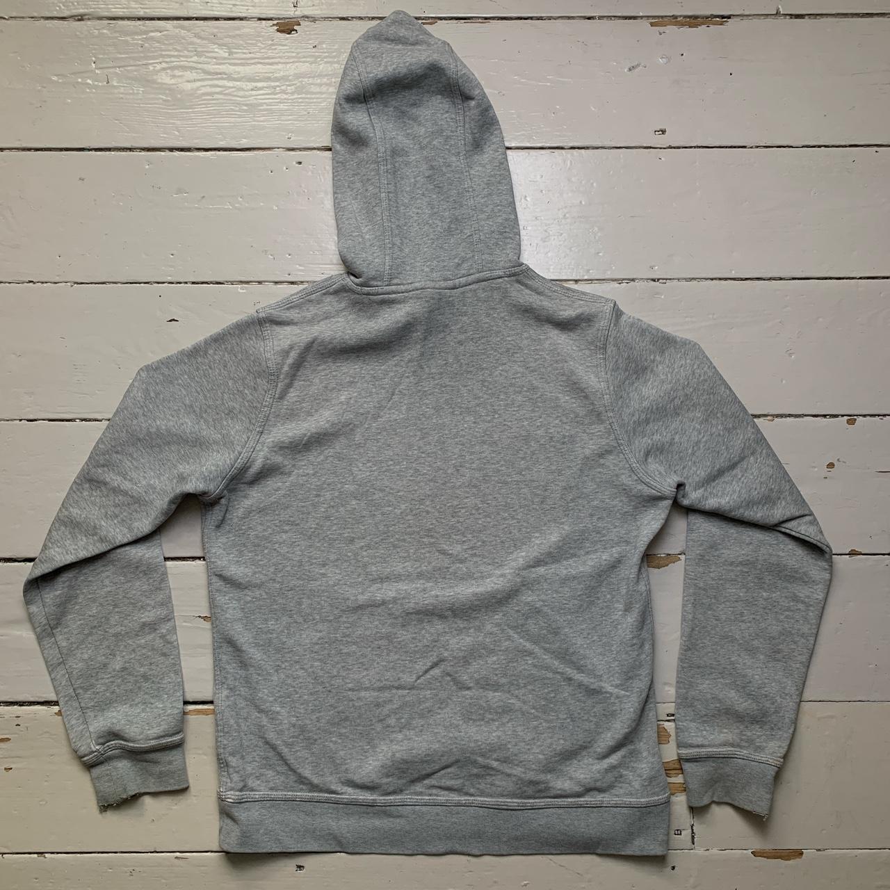 Nike Club Spellout Grey and Black Hoodie