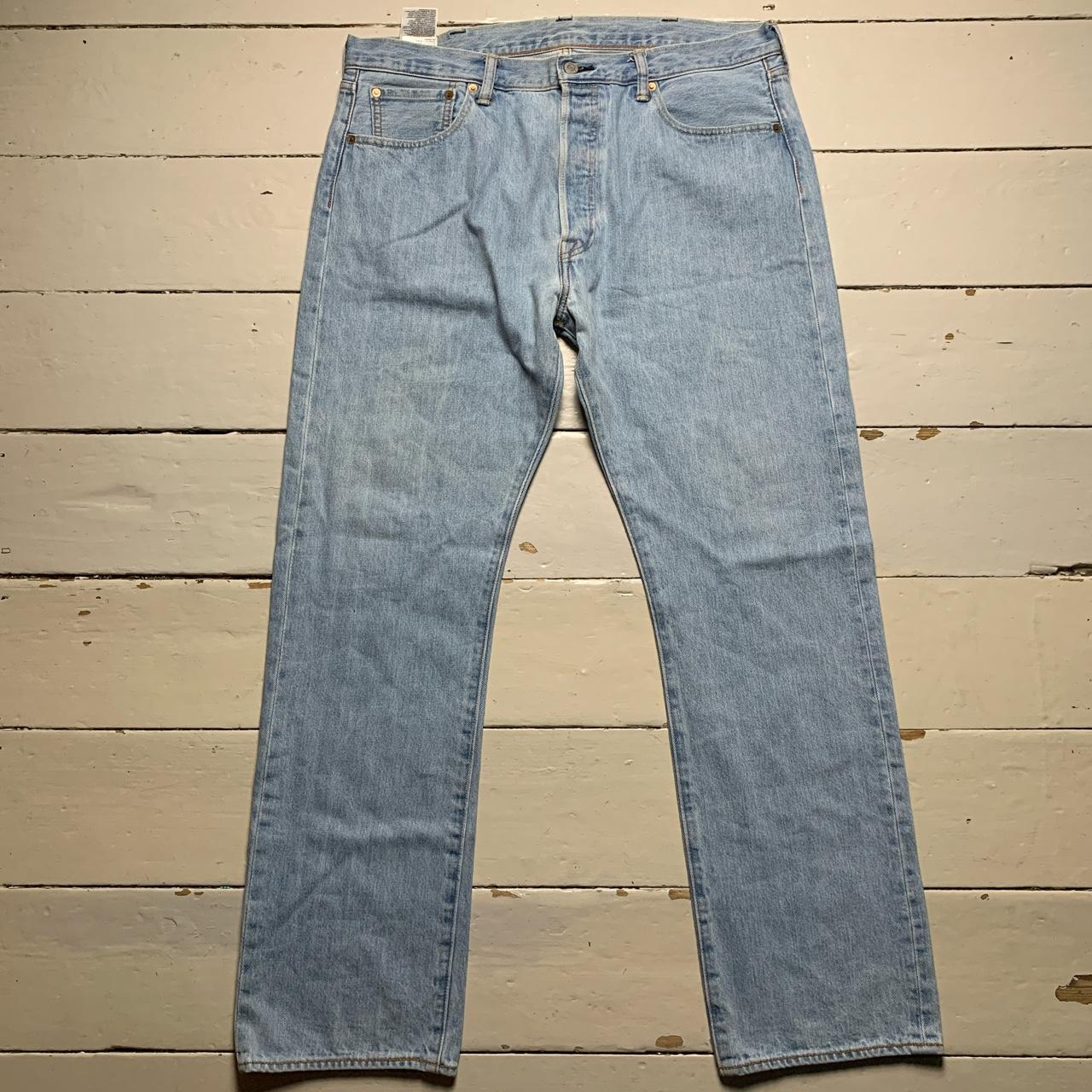 Levis 501 Light Blue Baggy Jeans