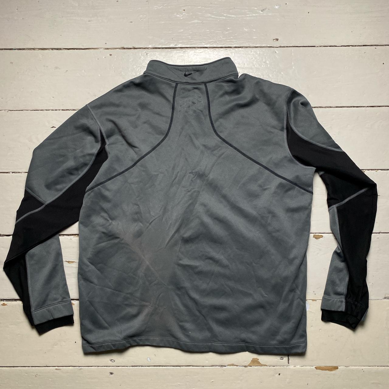 Nike Golf Grey and Black Quarter Zip Jumper