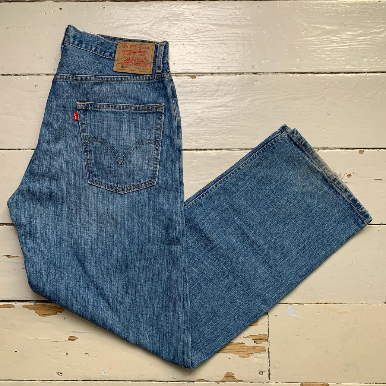 Levis 569 Baggy Light Blue Jeans