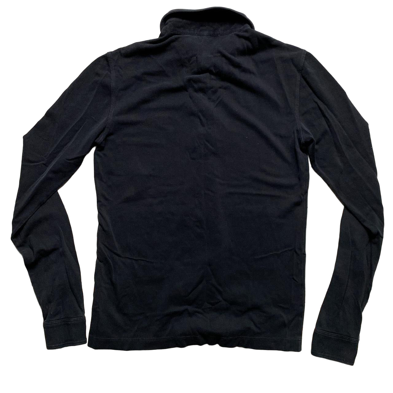 Burberry Brit Black Long Sleeve Polo Shirt (XS)