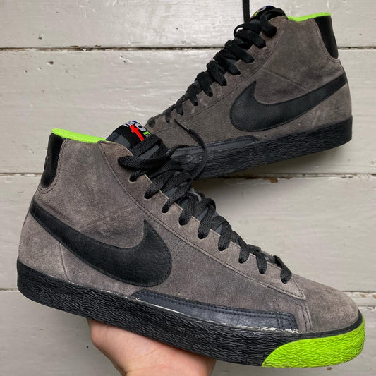 Nike Blazer Grey and Green
