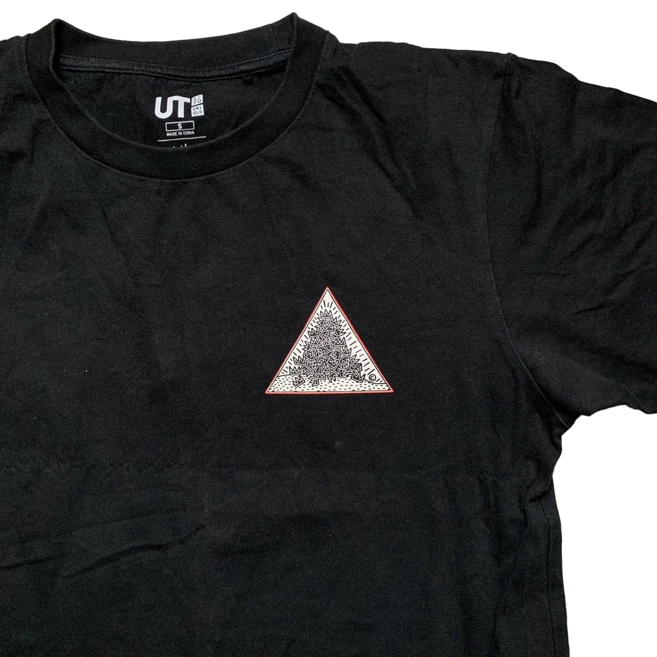 Keith Haring Uniqlo Black and Red T Shirt (M)