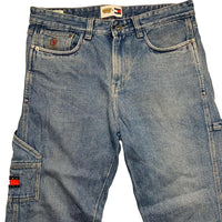 Tommy Hilfiger Looney Tunes Baggy Carpenter Cargo Jeans (34W)