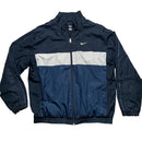 Nike Athletic Department Navy and White Shell Tracksuit Jacket (XL)
