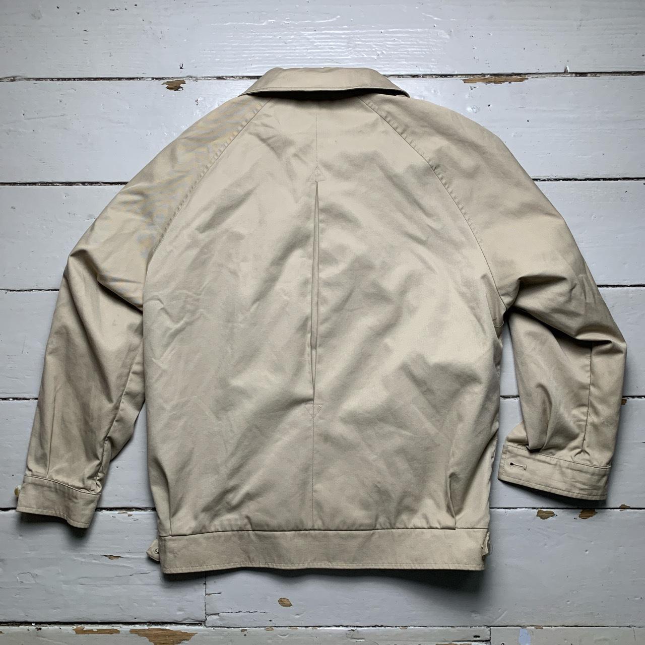 Burberry Burberrys Vintage Cream Bomber Jacket