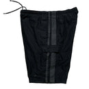 Nike Vintage Cargo Shell Shorts Black and Grey Swoosh (XL)