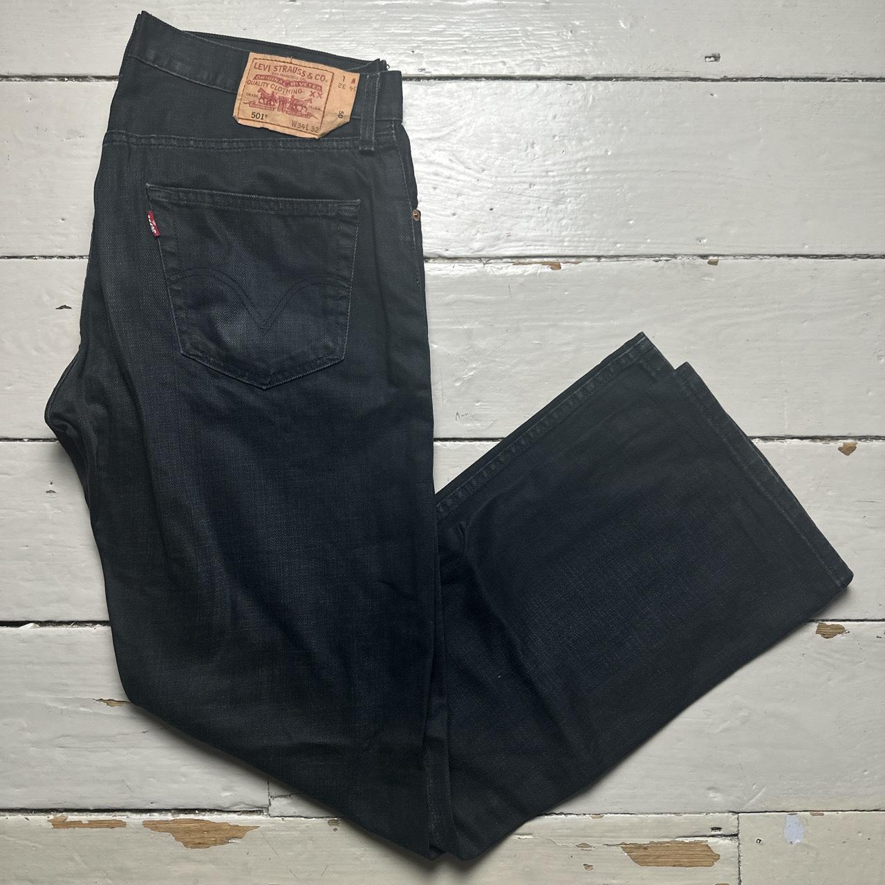 Levis 501 Black Baggy Jeans