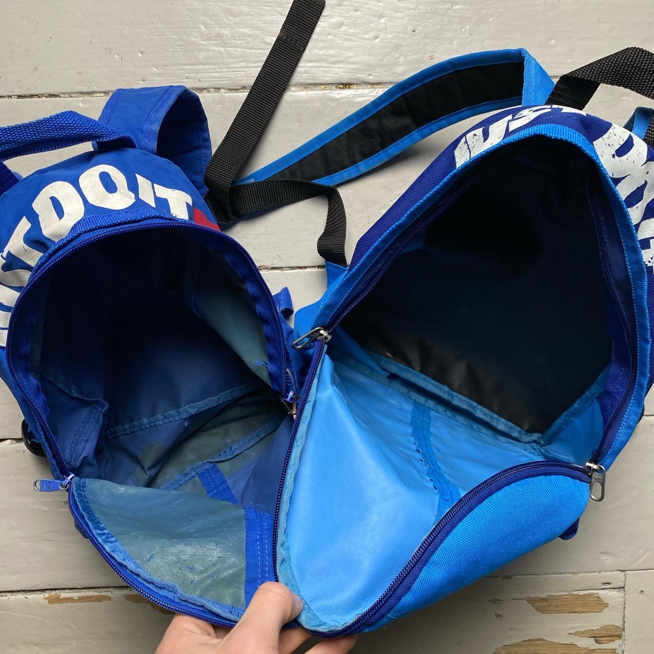 Nike Just Do It Bags Blue and White