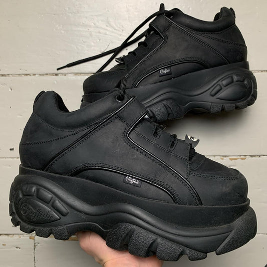 Buffalo London Black Platform Mosh Shoes