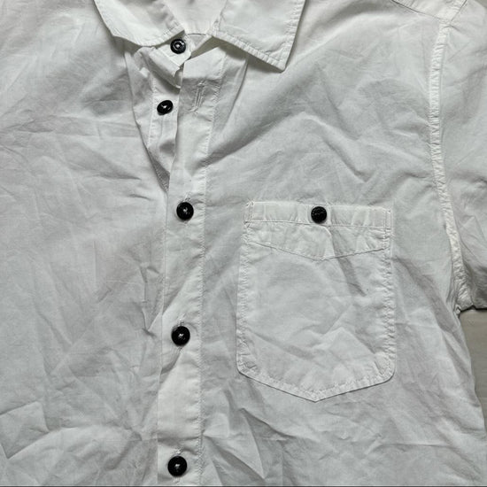 Stone Island White Short Sleeve Shirt (M)