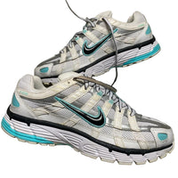 Nike P-6000 White Black and Blue Trainers (UK 7)