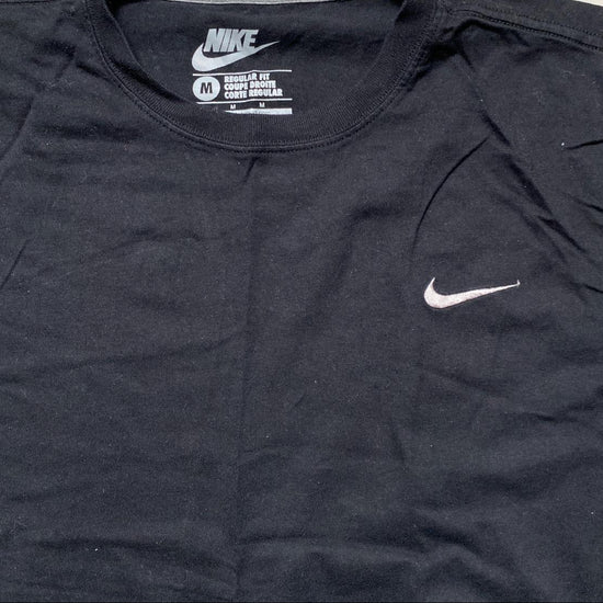 Nike Swoosh Black and White T Shirt (M)